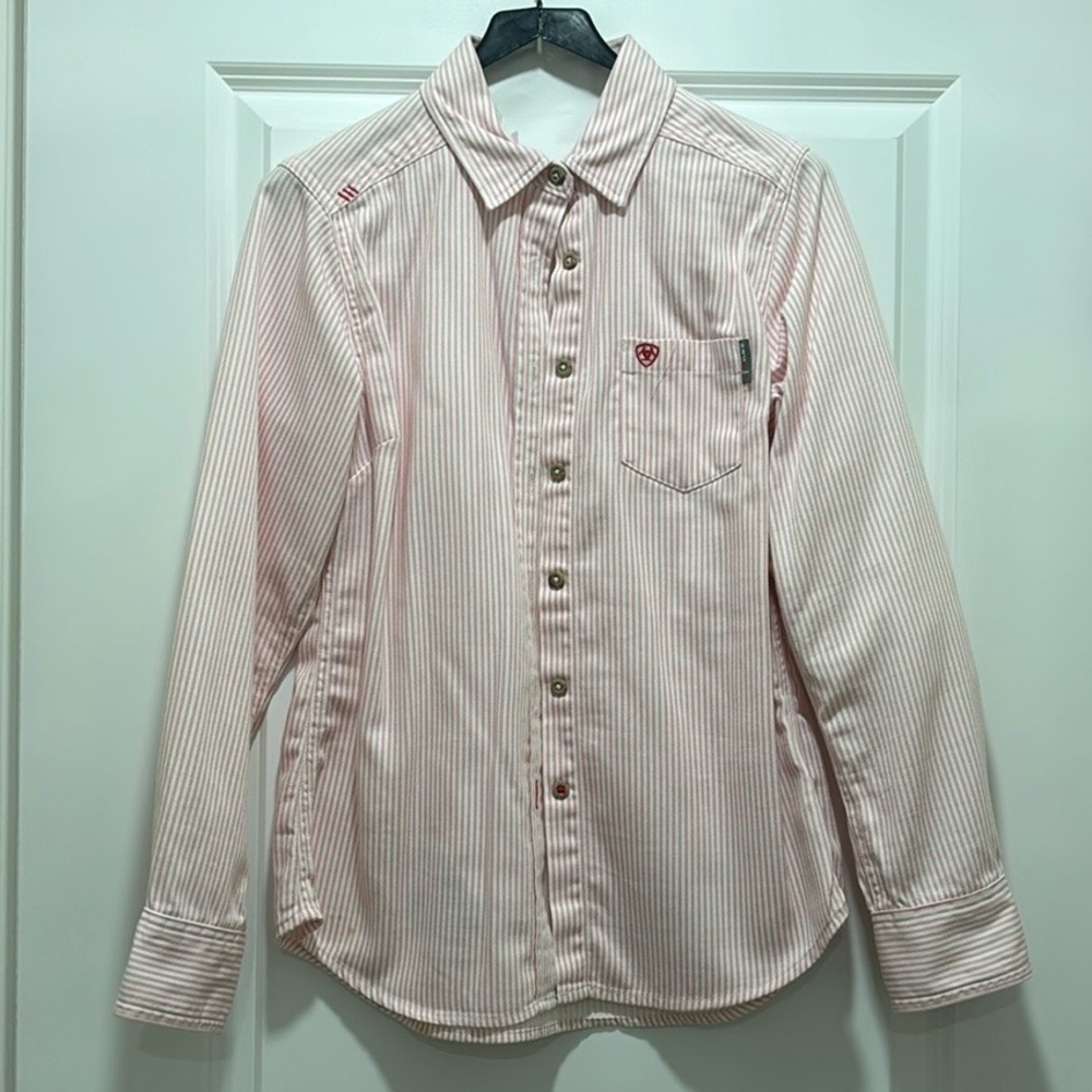 Ariat Work Button Down protective clothing - flame resistant size small